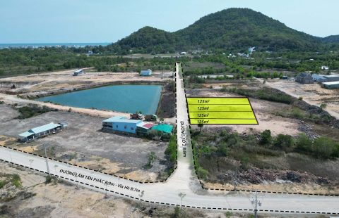 BÁN 4 NỀN LIỀN KỀ ĐỐI DIỆN HỒ NƯỚC KHU DÂN CƯ MỸ ĐỨC