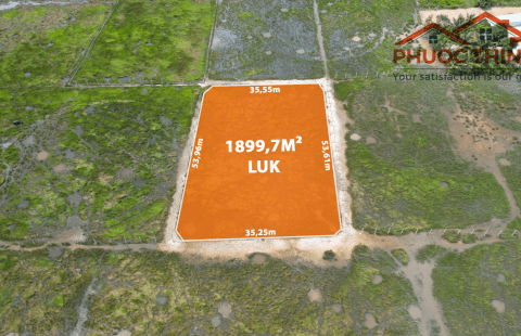 THỬA ĐẤT LUK RỘNG 1.899,7M² – KHÔNG GIAN LÝ TƯỞNG TẠI HÀ TIÊN