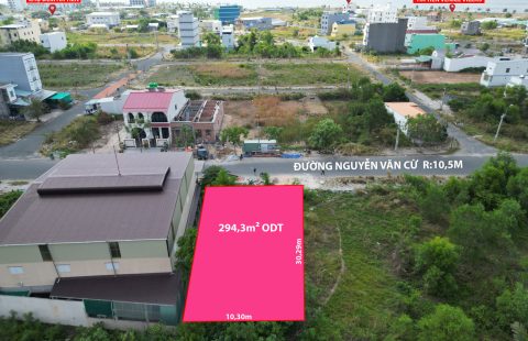 THỬA ĐẤT MẶT TIỀN TẠI ĐƯỜNG NGUYỄN VĂN CỪ KHU ĐÔ THỊ MỚI HÀ TIÊN