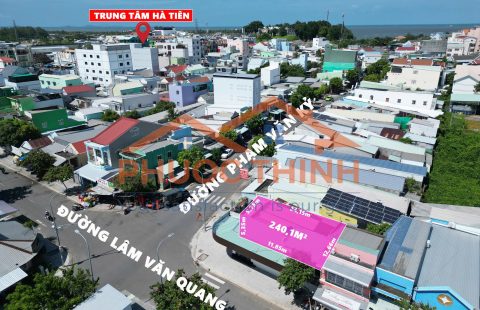 MUA ĐẤT TẶNG NHÀ 2 MẶT TIỀN – TRUNG TÂM HÀ TIÊN